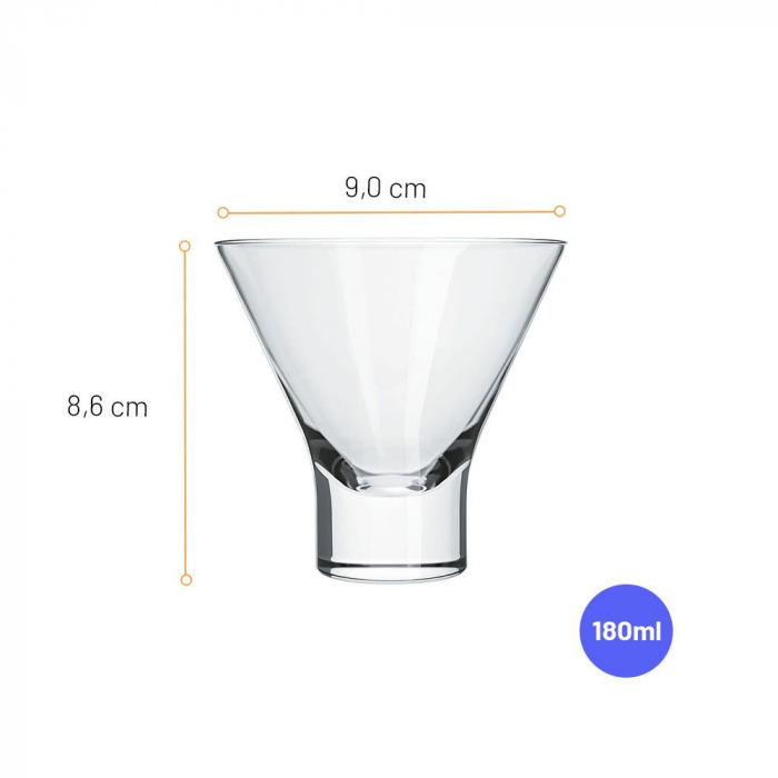 NADIR ILHABELA Set 12 pahare cocktail, 180ml, D9xh8,6cm, sticla [2]
