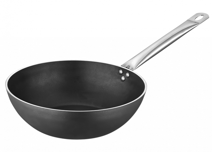 NETLON PEARL Tigaie wok profesionala 30x8,5cm din aluminiu cu strat antiaderent [1]