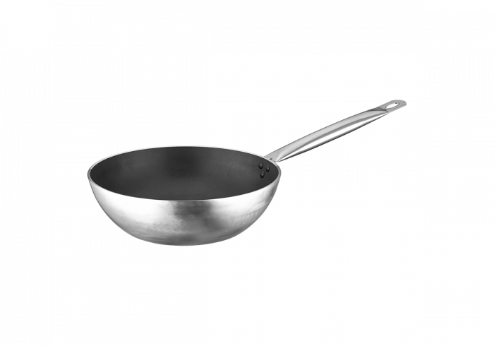NETLON RUBY INDUCTION Tigaie Wok pentru inductie cu strat antiaderent, aluminiu, D30xh8,5cm [1]