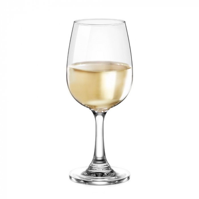 OCEAN SOCIETY Set 6 pahare vin alb cu picior, 210ml, D6,7xh15,7cm, sticla [2]