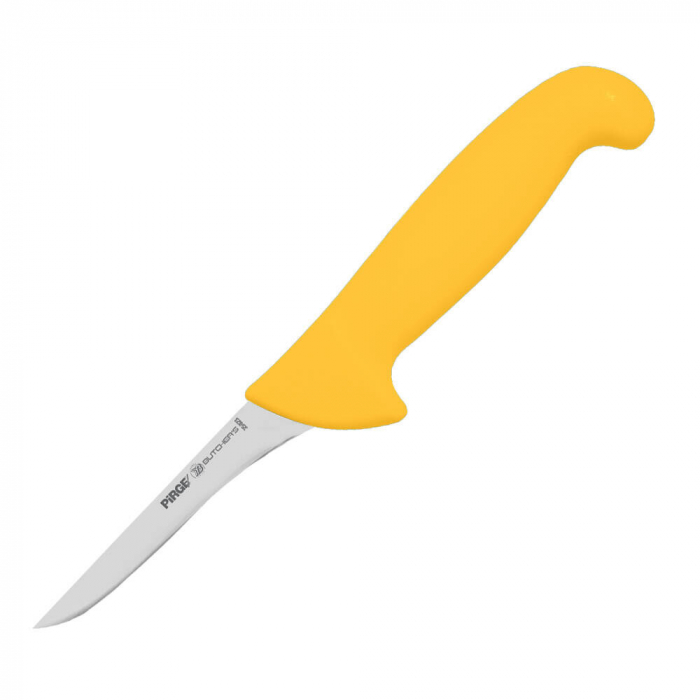 PIRGE BUTCHER'S Cutit pentru dezosat profesional, lama inox 10cm, maner galben Master Grip [1]