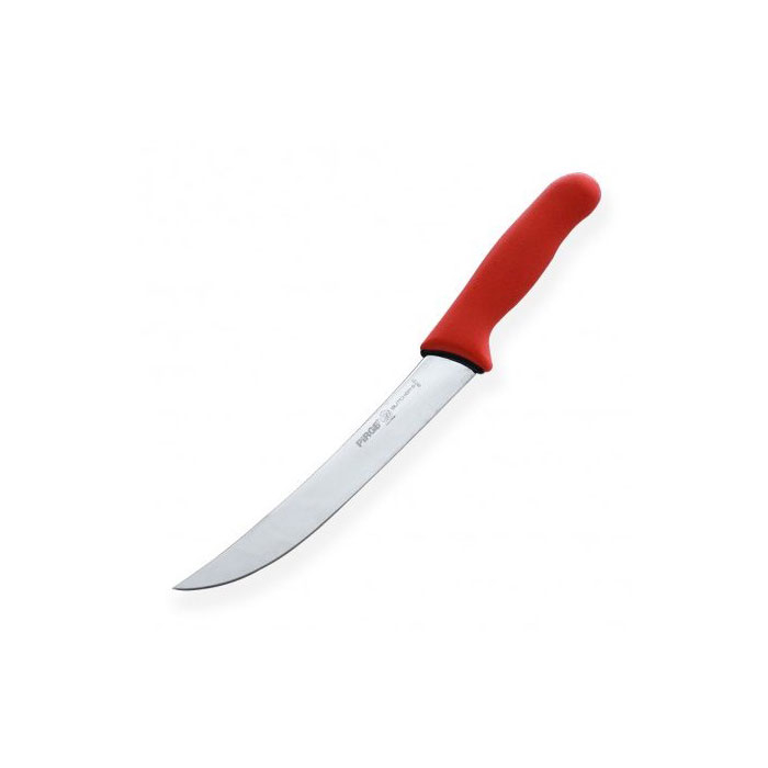 PIRGE BUTCHER'S Cutit pentru dezosat profesional, lama inox 21cm, maner rosu Master Grip [1]