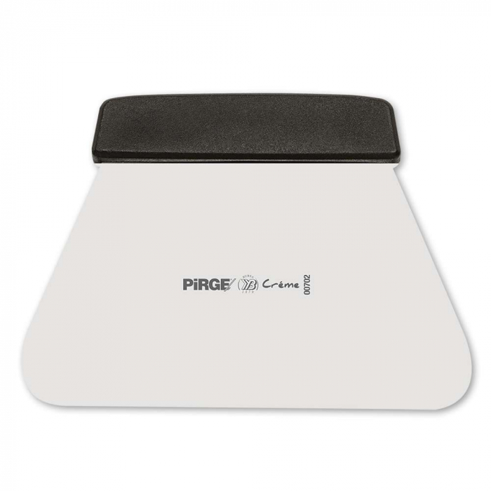 PIRGE CREME Racleta taietor pentru aluat, lama inox 19x11,5cm, maner negru [1]