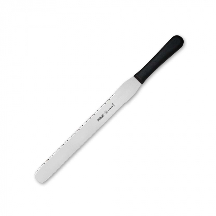 PIRGE CREME Set cutite si spatule patiserie 5 piese + husa, inox cu manere plastic negru [3]