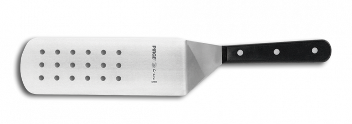 PIRGE CREME Spatula profesionala perforata cu o latura ascutita, inox 26cm [2]