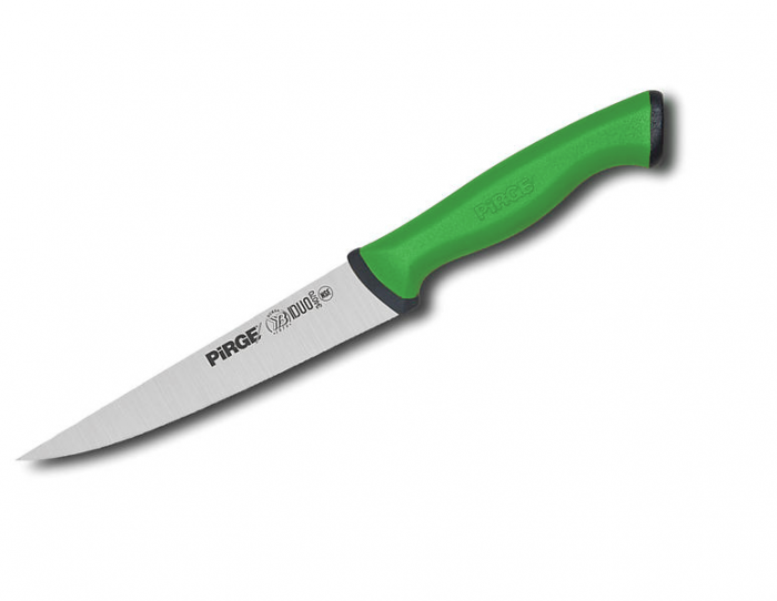 PIRGE DUO Cutit profesional pentru branzeturi, otel inoxidabil 13,5cm, maner verde [1]
