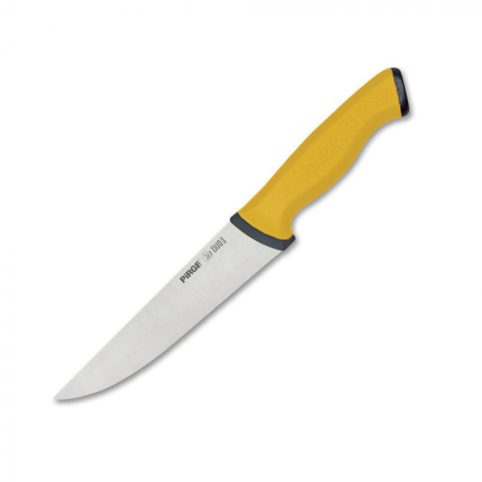 PIRGE DUO Cutit profesional pentru carne N2, otel inoxidabil 16,5cm, maner galben [1]