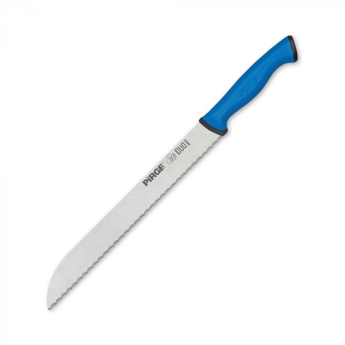 PIRGE DUO Cutit profesional pentru paine, otel inoxidabil 23cm, maner albastru [1]