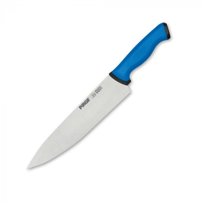 PIRGE DUO Cutitul bucatarului profesional, otel inoxidabil 23cm, maner albastru [1]