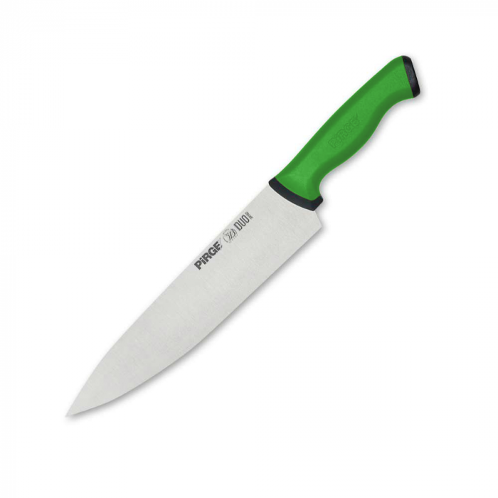 PIRGE DUO Cutitul bucatarului profesional, otel inoxidabil 23cm, maner verde [1]