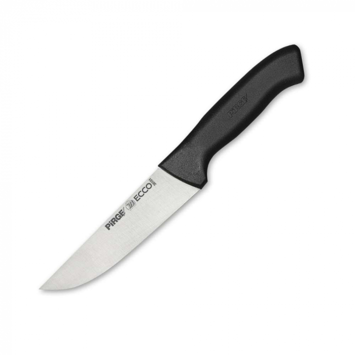 PIRGE ECCO Cutit profesional din otel inoxidabil pentru carne N1 14,5cm, maner negru [1]