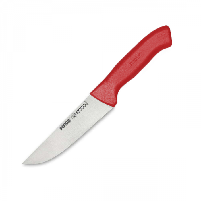 PIRGE ECCO Cutit profesional din otel inoxidabil pentru carne N1 14,5cm, maner rosu [1]
