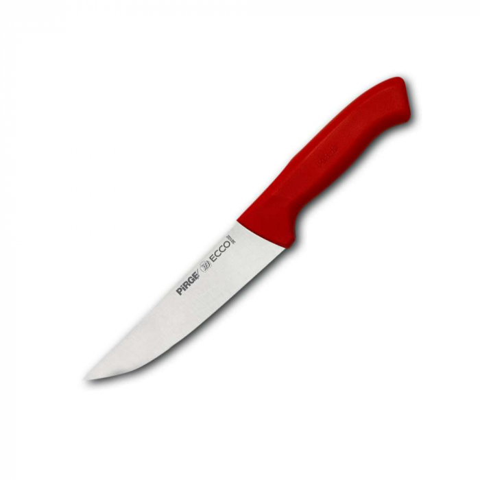PIRGE ECCO Cutit profesional din otel inoxidabil pentru carne N2 16,5cm, maner rosu [2]