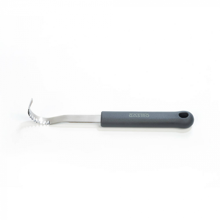 PIRGE GASTRO Cutit pentru decorat unt, profesional, lama inox zimtata, maner gri [1]