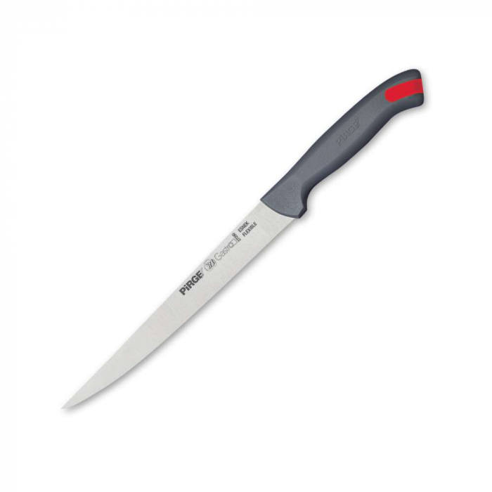 PIRGE GASTRO Cutit pentru filet peste profesional, lama inox 20cm flexibila, maner gri [1]