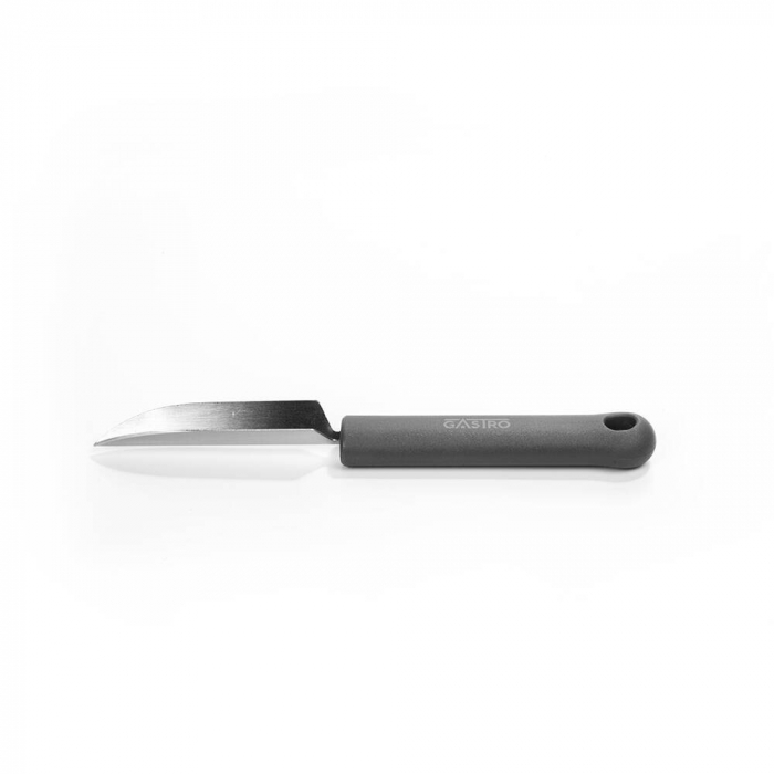 PIRGE GASTRO Cutit pentru sculptat fructe si legume, forma V, profesional, lama inox 8,5cm, maner gri [2]