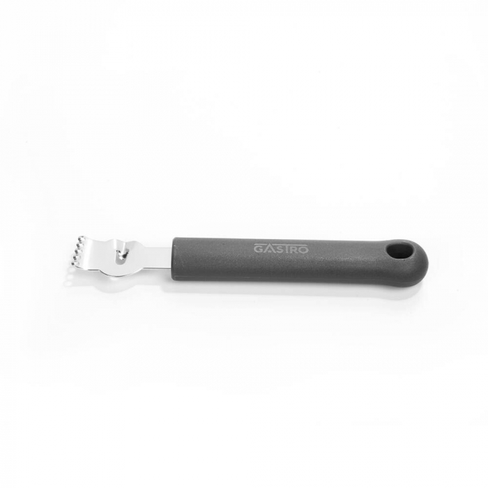 PIRGE GASTRO Cutit razuit citrice si creat decoruri profesional, inox, maner gri [1]