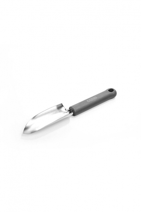 PIRGE GASTRO Dalta curbata pentru sculptat fructe si legume, forma U, profesionala, inox, maner gri [1]
