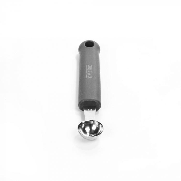PIRGE GASTRO Lingura pariziana 22mm pentru decoruri, profesionala, inox, maner gri [4]