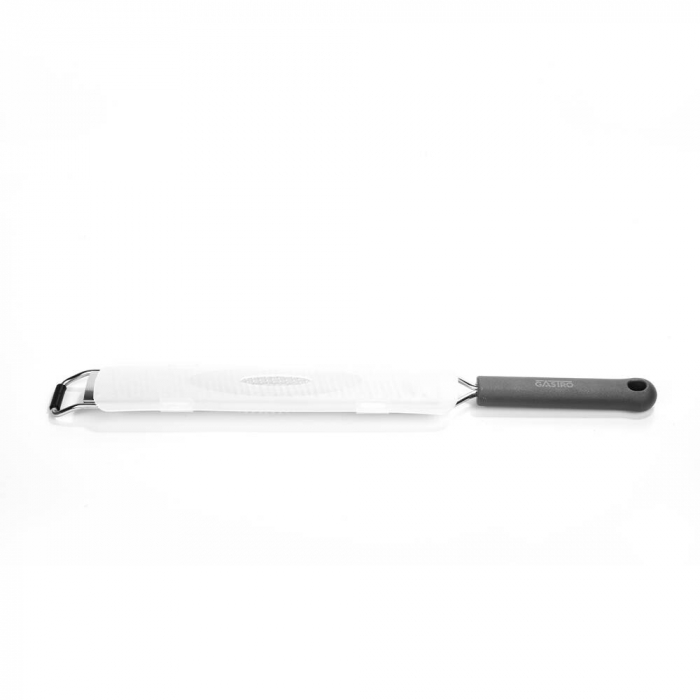 PIRGE GASTRO Razatoare ingusta cu dinti mici pentru branzeturi/legume/fructe, profesionala, inox, maner gri [3]