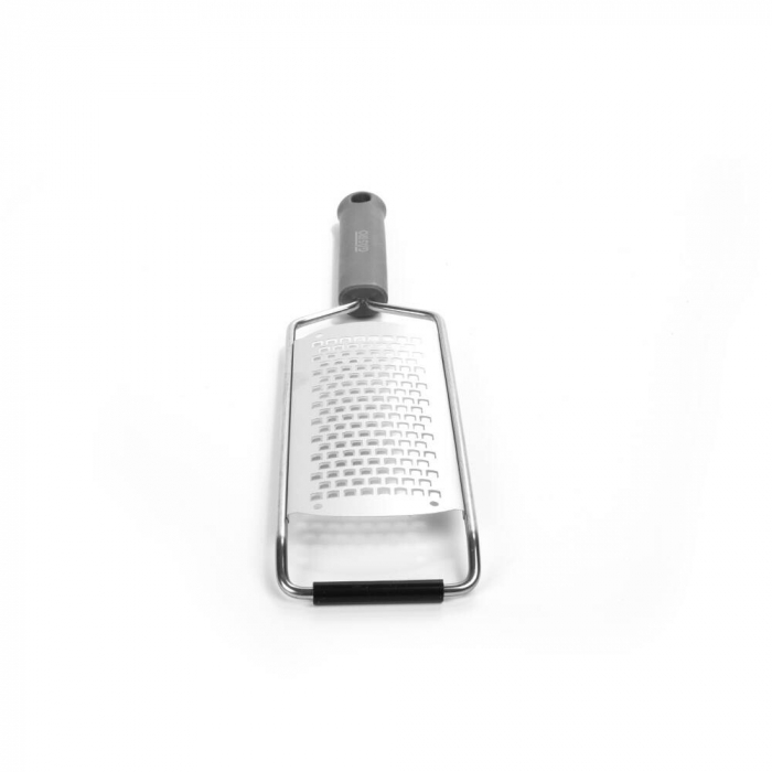 PIRGE GASTRO Razatoare lata cu dinti medii pentru legume/fructe/branzeturi, profesionala, inox, maner gri [4]