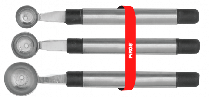 PIRGE Set linguri pariziene pentru decor, 3bucati, D15-20-25mm [2]