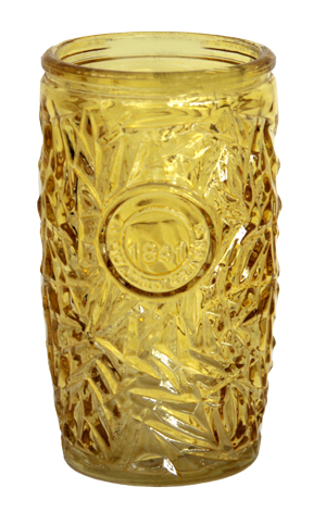 RAKI ALOHA YELLOW Set 6 pahare long drink, din sticla, 400ml, pentru cocktail [2]