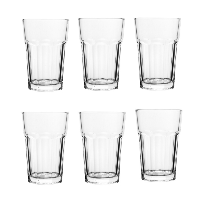 RAKI AMERICA Set 6 pahare sticla universale, 414ml, transparente [1]