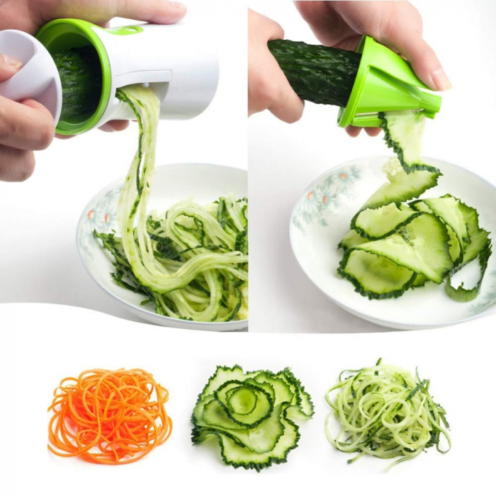 RAKI Ascutitoare legume cu 2 lame, plastic/inox [2]
