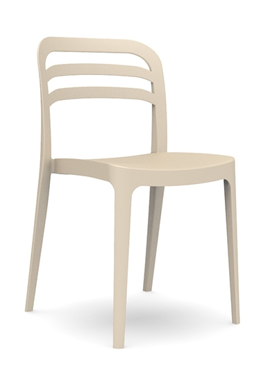 RAKI ASPEN Scaun bar 43,9x51xh81,7cm din polipropilena cu fibra de sticla culoare bej [1]