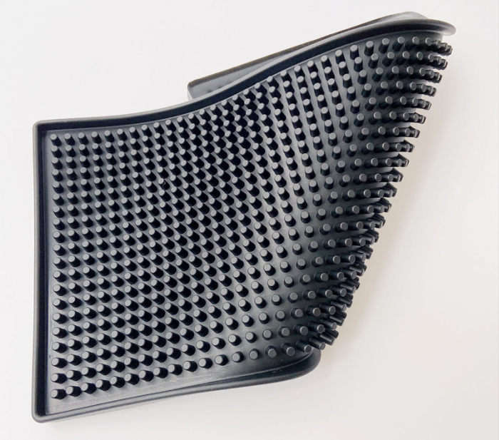 RAKI Bar mat/covor bar cauciuc antiderapant pentru pahare, 30x15xh1cm, negru [3]