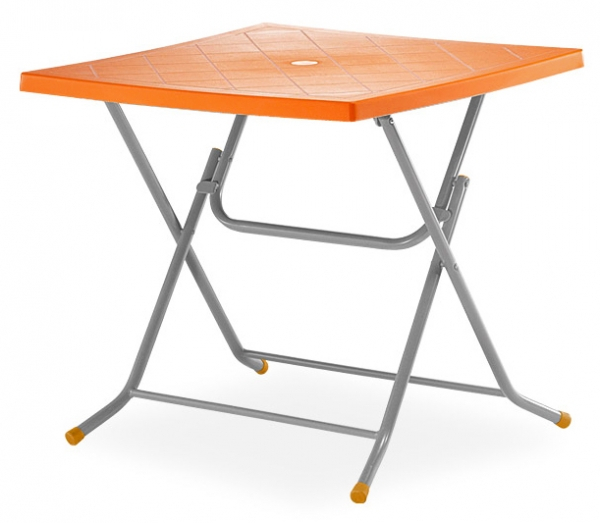 RAKI BILBO Masa gradina, terasa 80x80xh75cm culoare orange [1]