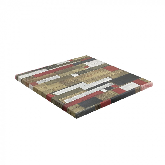 RAKI Blat de masa patrat 70x70cm Werzalit Redden Wood grosime 20mm [1]