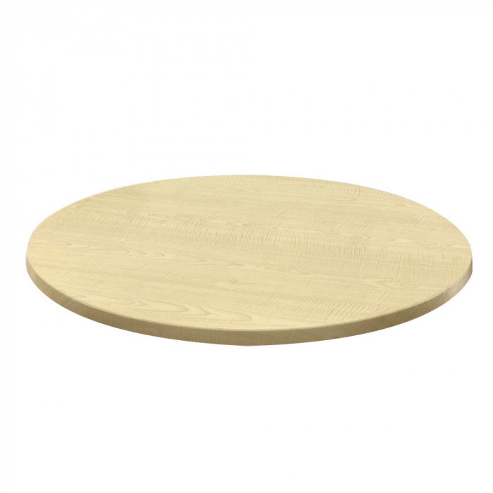 RAKI Blat de masa rotund 80cm Werzalit Maple grosime 19mm [1]