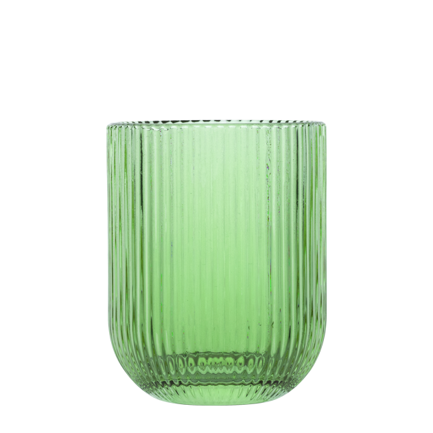 RAKI BLOOM GREEN Set 6 pahare whisky, 260ml, D7,5xh9,5cm, sticla, verde/transparent [2]