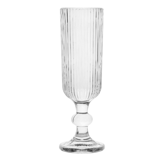 RAKI BLOOM Set 6 pahare sampanie, 150ml, D6xh18,5cm, sticla, transparente [2]
