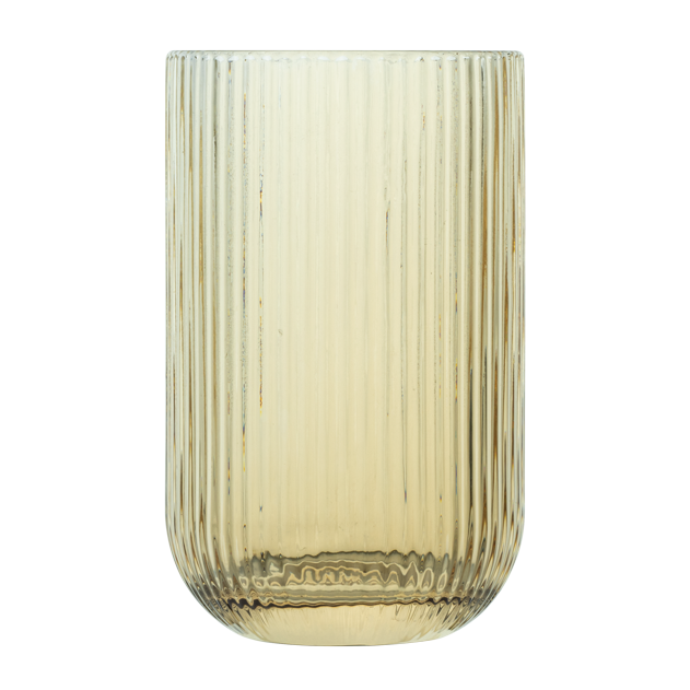 RAKI BLOOM YELLOW Set 6 pahare inalte long drink universale, 410ml, D8xh13cm, sticla, galben/transparent [2]