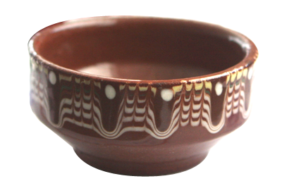 RAKI Bol ceramica, lut 6cm pictat manual [1]
