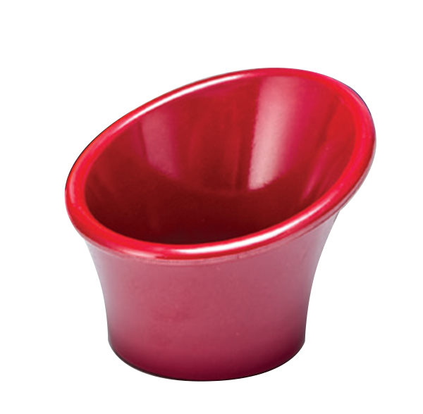 RAKI Bol oblic melamina, D7,5xh6cm, rosu [1]