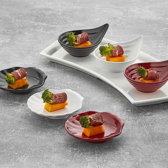 RAKI Bol picatura melamina, 9,5x9,5xh5,5cm, 115ml, rosu [2]