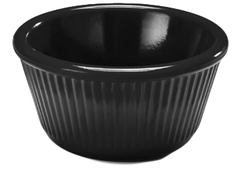 RAKI Bol ramekin melamina, 7x7xh3,5cm, negru [1]