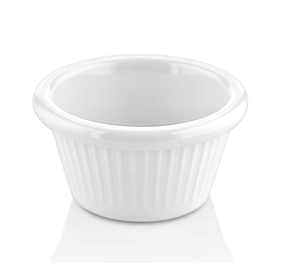 RAKI Bol Ramekin melamina cu nervuri, D7cm, alb [1]