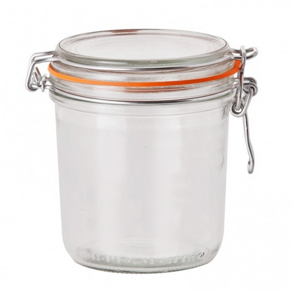 RAKI Borcan sticla 250ml, cu capac ermetic [1]