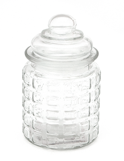 RAKI Borcan sticla 270ml, cu capac [1]