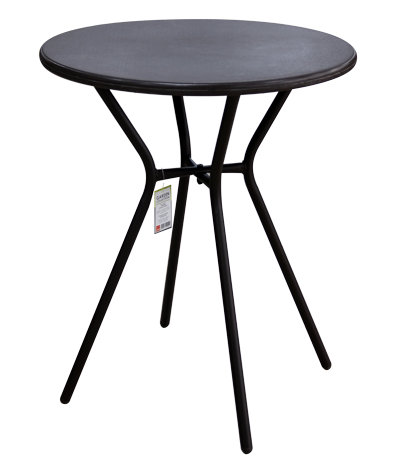 RAKI CAMPMAN Masa rotunda bistro 60x70cm maro (1200.018) [1]