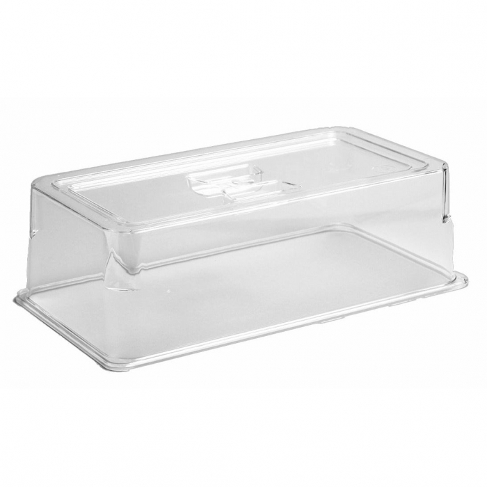 RAKI Capac pentru tava gastronorm 1/3 100mm, 33x18xh10cm, policarbonat transparent [1]