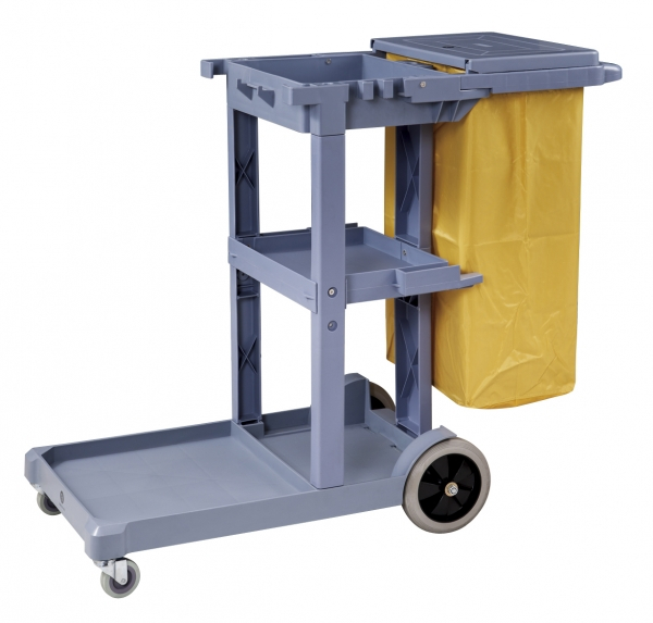 RAKI Carucior curatenie profesional multifunctional 121x49x99cm gri [1]