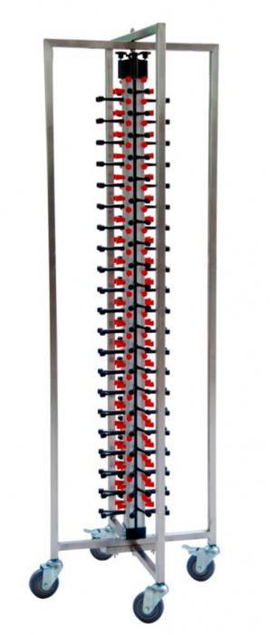 RAKI Carucior transport pentru 84 farfurii, 73x73xh190cm [1]