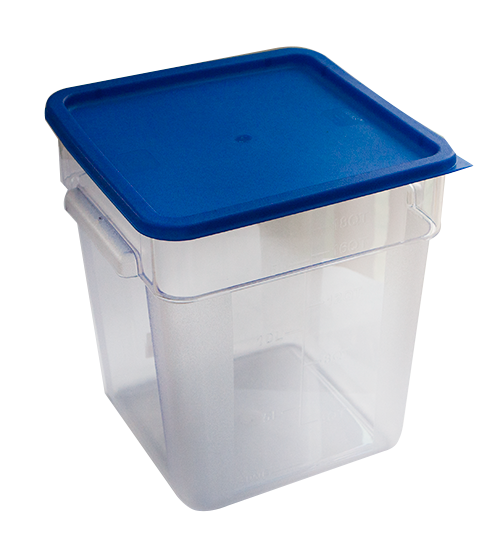 RAKI Caserola depozitare alimente, cu capac, din policarbonat 18lt, 28,5x28,5xh32cm [1]