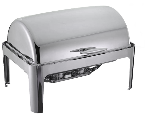RAKI Chafing dish cu capac rolltop, inox (FRTE-100) [1]